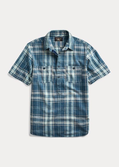 Camisa Ralph Lauren Plaid Popover Homem 38096-TZMR